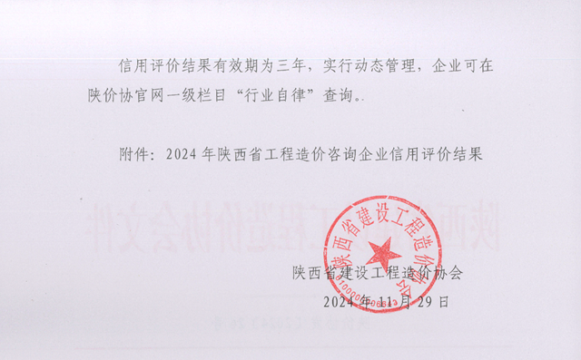 关于发布2024年陕西省工程造价咨询企业信用评价结果的通知_页面_2.png
